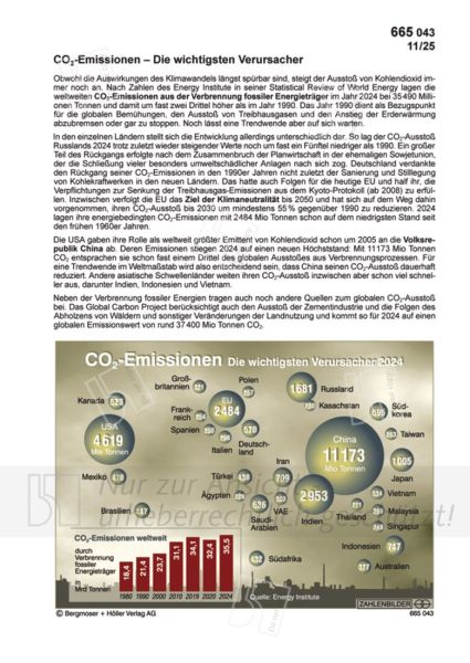 CO2-Emissionen - Die wichtigsten Verursacher
