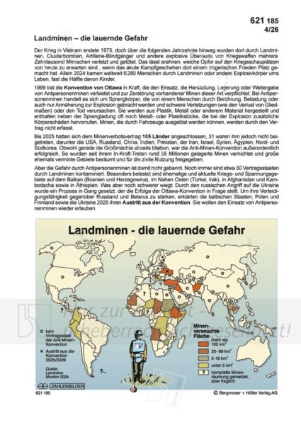 Landminen - die lauernde Gefahr