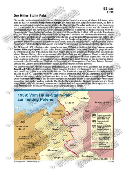 1939: Vom Hitler-Stalin-Pakt zur Teilung Polens