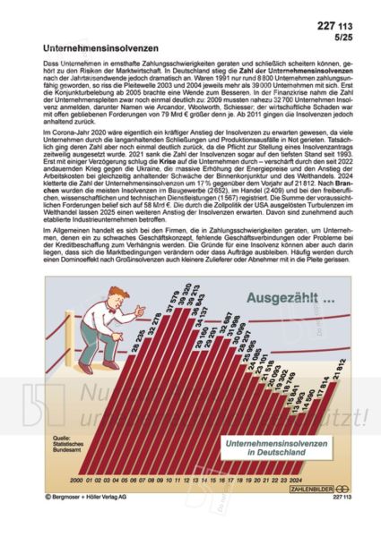 Unternehmensinsolvenzen in Deutschland
