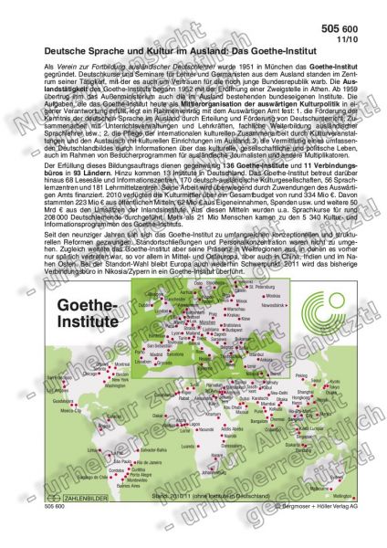 Deutsche Sprache und Kultur im Ausland: Das Goethe-Institut