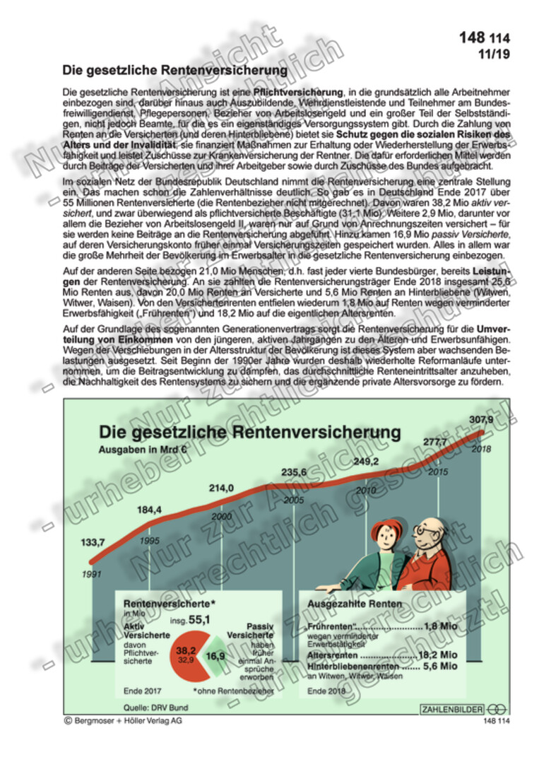 Die gesetzliche Rentenversicherung | Sozialpolitik ...