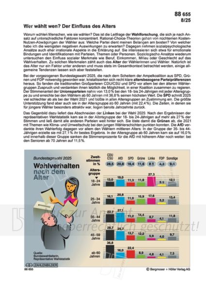 Wer wählt wen? Der Einfluss des Alters