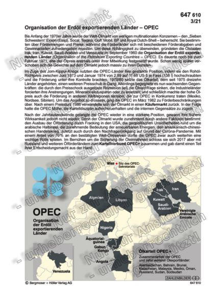 Organisation der Erdöl exportierenden Länder – OPEC