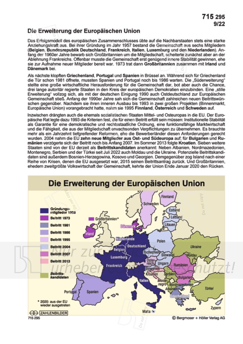 Die Erweiterung Der Europäischen Union | EU-Erweiterung | Europäische ...