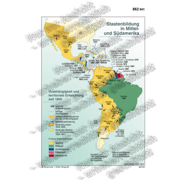 Staatenbildung in Mittel- und Südamerika