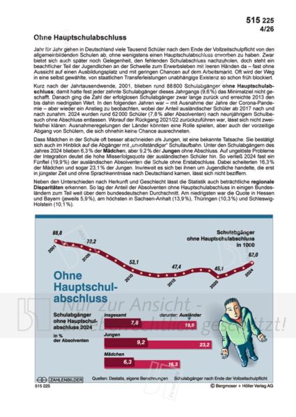 Ohne Hauptschulabschluss