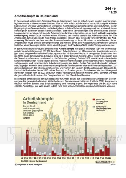 Arbeitskämpfe in Deutschland