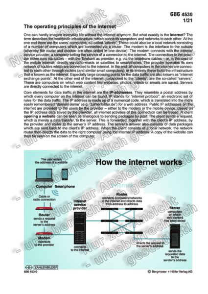 The operating principles of the internet