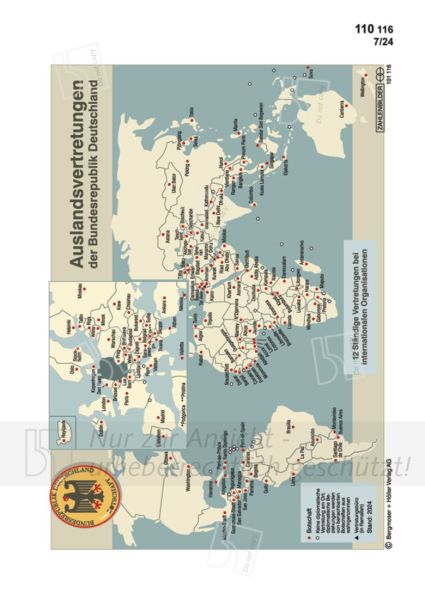 Die Auslandsvertretungen der Bundesrepublik Deutschland (Bild)