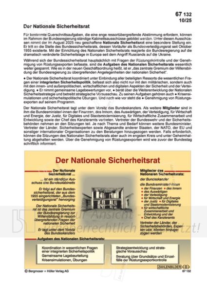 Der Nationale Sicherheitsrat