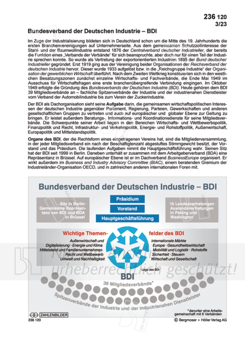 Bundesverband Der Deutschen Industrie - BDI | Verbände Und ...