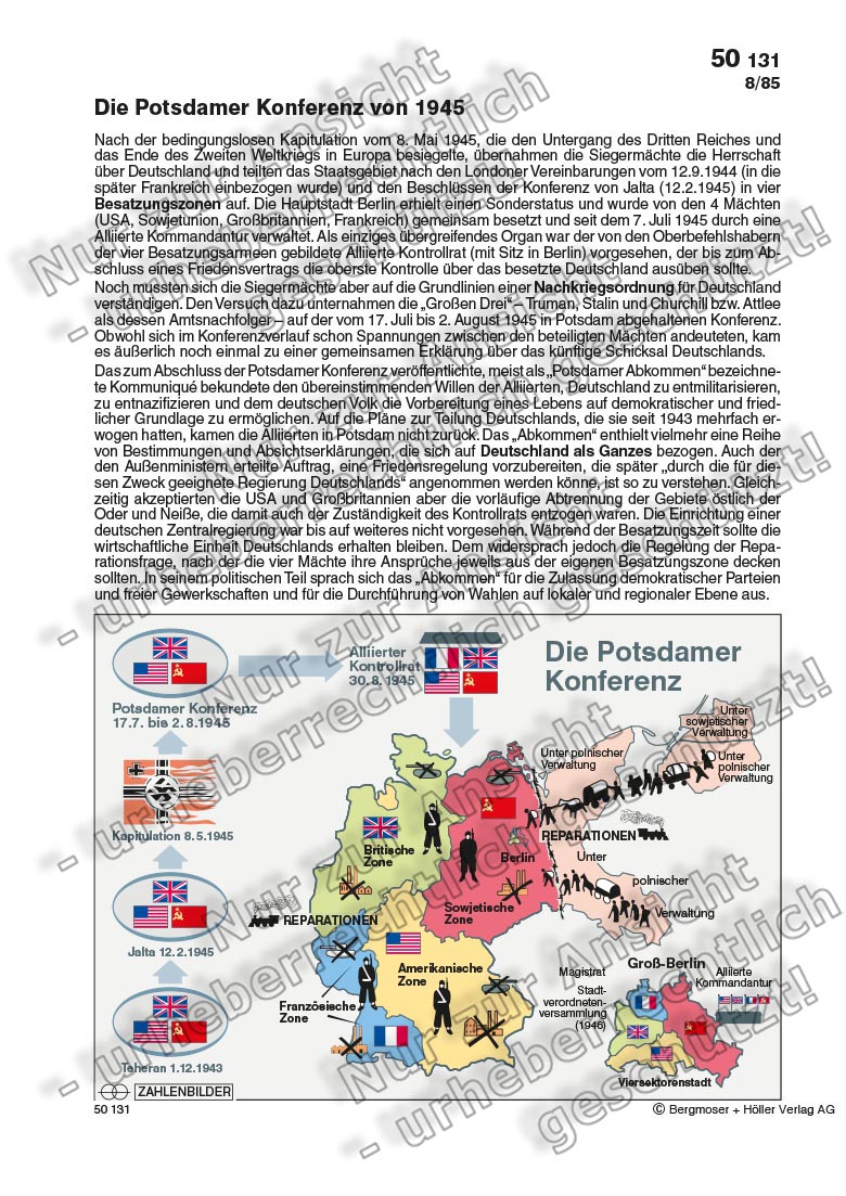 Die Potsdamer Konferenz | Deutsche Geschichte | Politik | Deutschland