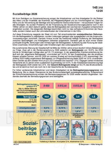 Sozialbeiträge 2026