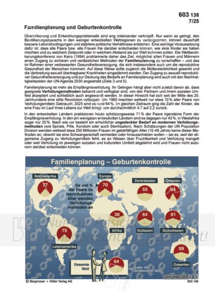 Familienplanung und Geburtenkontrolle