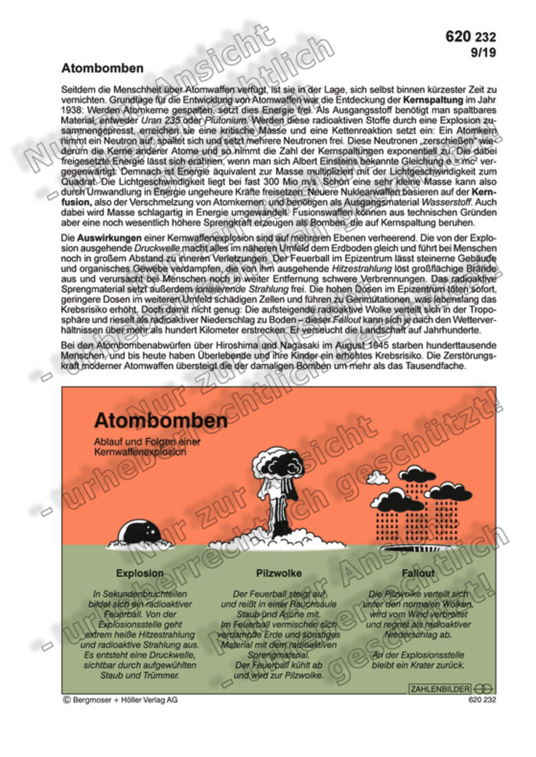 Atombomben heute