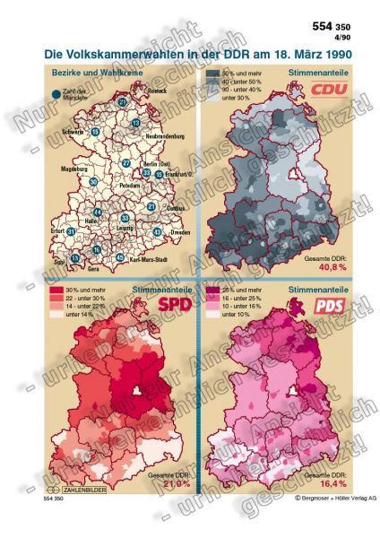 Die Volkskammerwahlen in der DDR am 18. März 1990