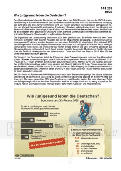 Wie (un)gesund leben die Deutschen?